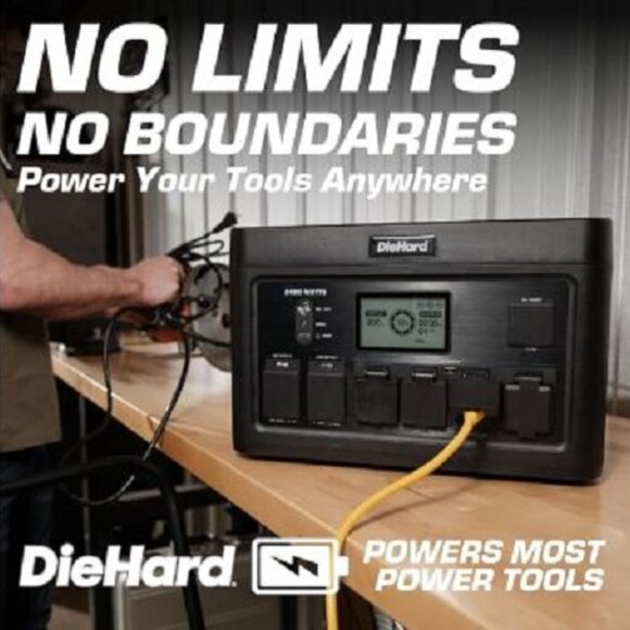 DieHard Portable Power Station 2400-Watt (4800-Watt Peak) 2048Wh - Quiet Solar G - Picture 2 of 7